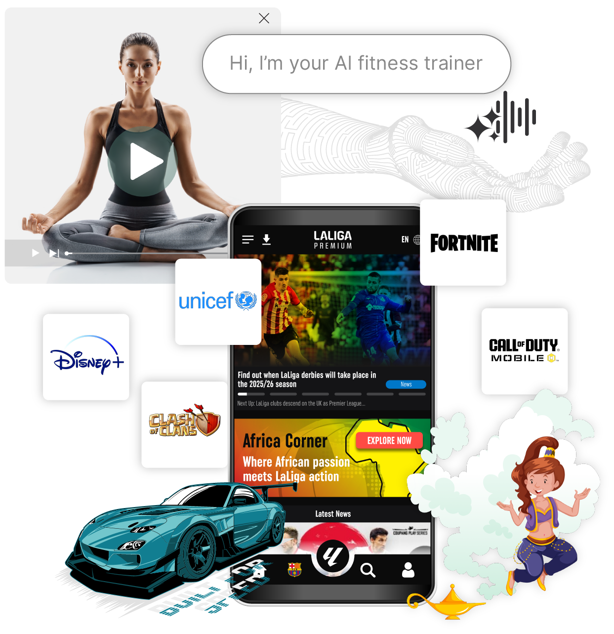 Upstream digital services