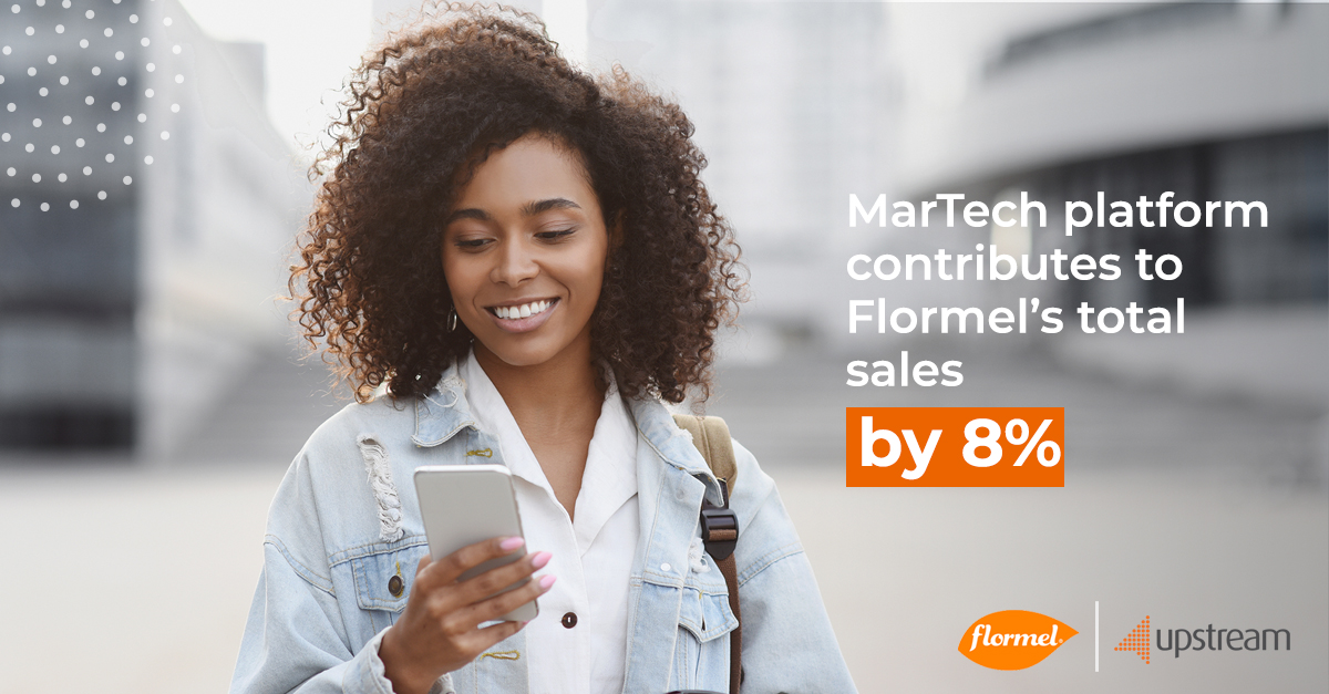 Grow contributes to Flormel's total sales by 8%